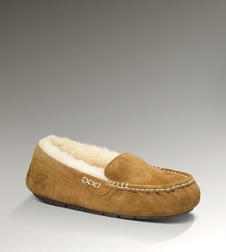 Ugg Outlet Ansley Chestnut Slippers 180762 - Click Image to Close