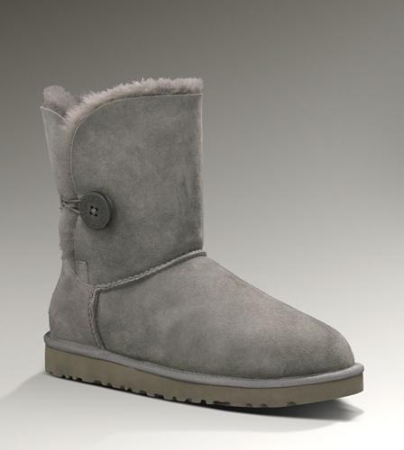 Ugg Outlet Bailey Button Grey Boots 152740