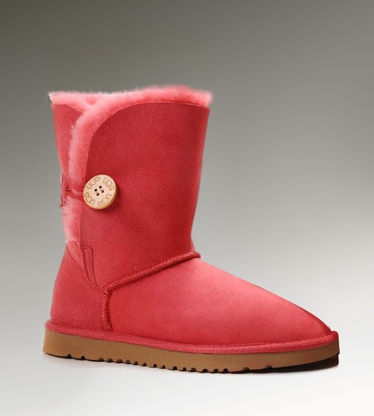 Ugg Outlet Bailey Button Red Boots 418973