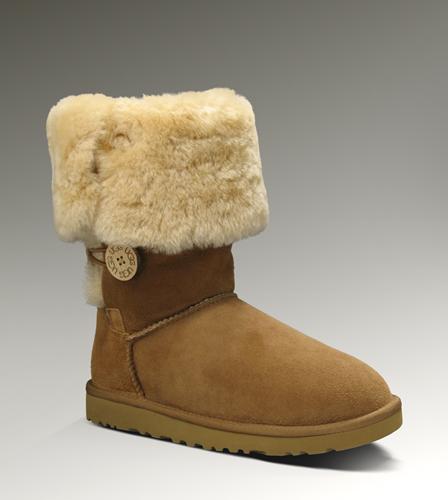 Ugg Outlet Bailey Button Triplet Chestnut Boots 247901