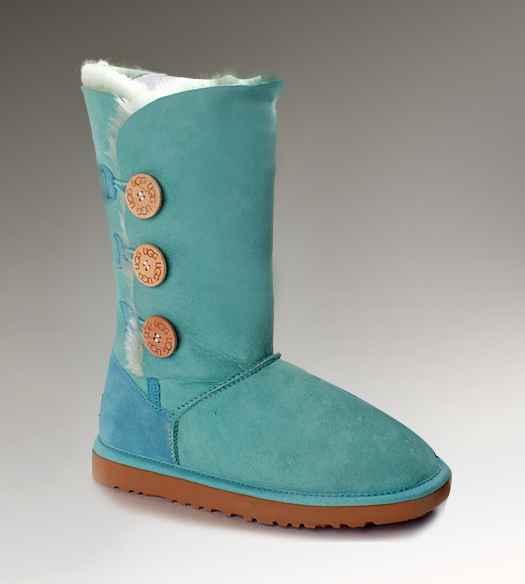 Ugg Outlet Bailey Button Triplet Emerald Boots 913284 - Click Image to Close