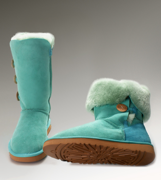 Ugg Outlet Bailey Button Triplet Emerald Boots 913284