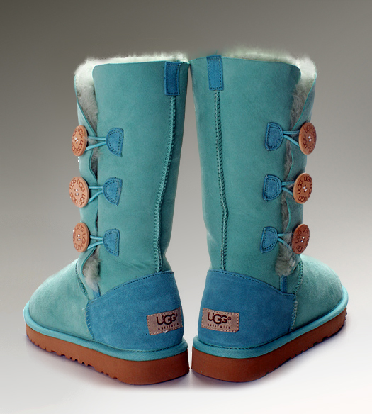 Ugg Outlet Bailey Button Triplet Emerald Boots 913284