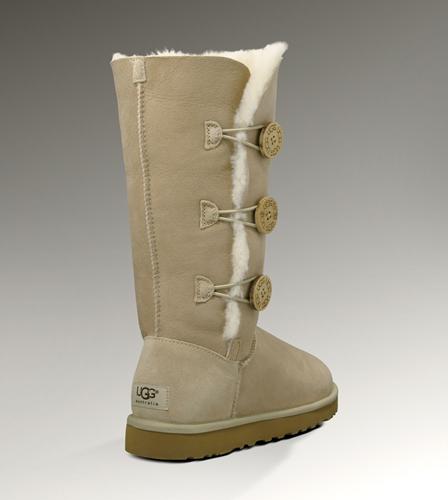 Ugg Outlet Bailey Button Triplet Sand Boots 845071