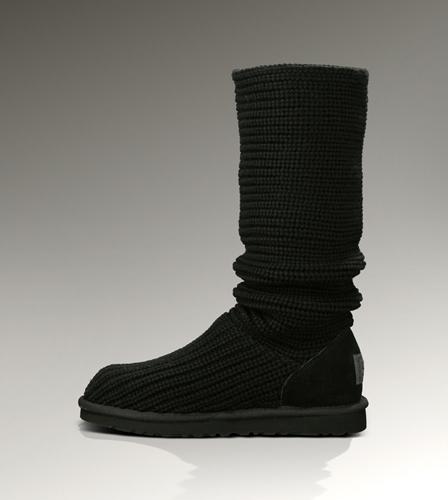 Ugg Outlet Classic Cardy Black Boots 219765