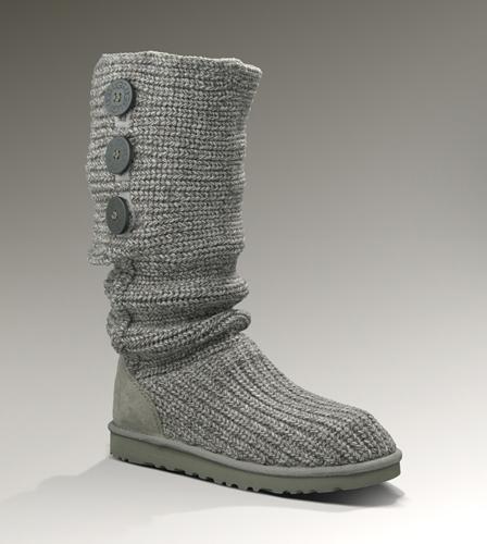 Ugg Outlet Classic Cardy Grey Boots 302987