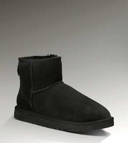 Ugg Outlet Classic Mini Black Boots 846270 - Click Image to Close