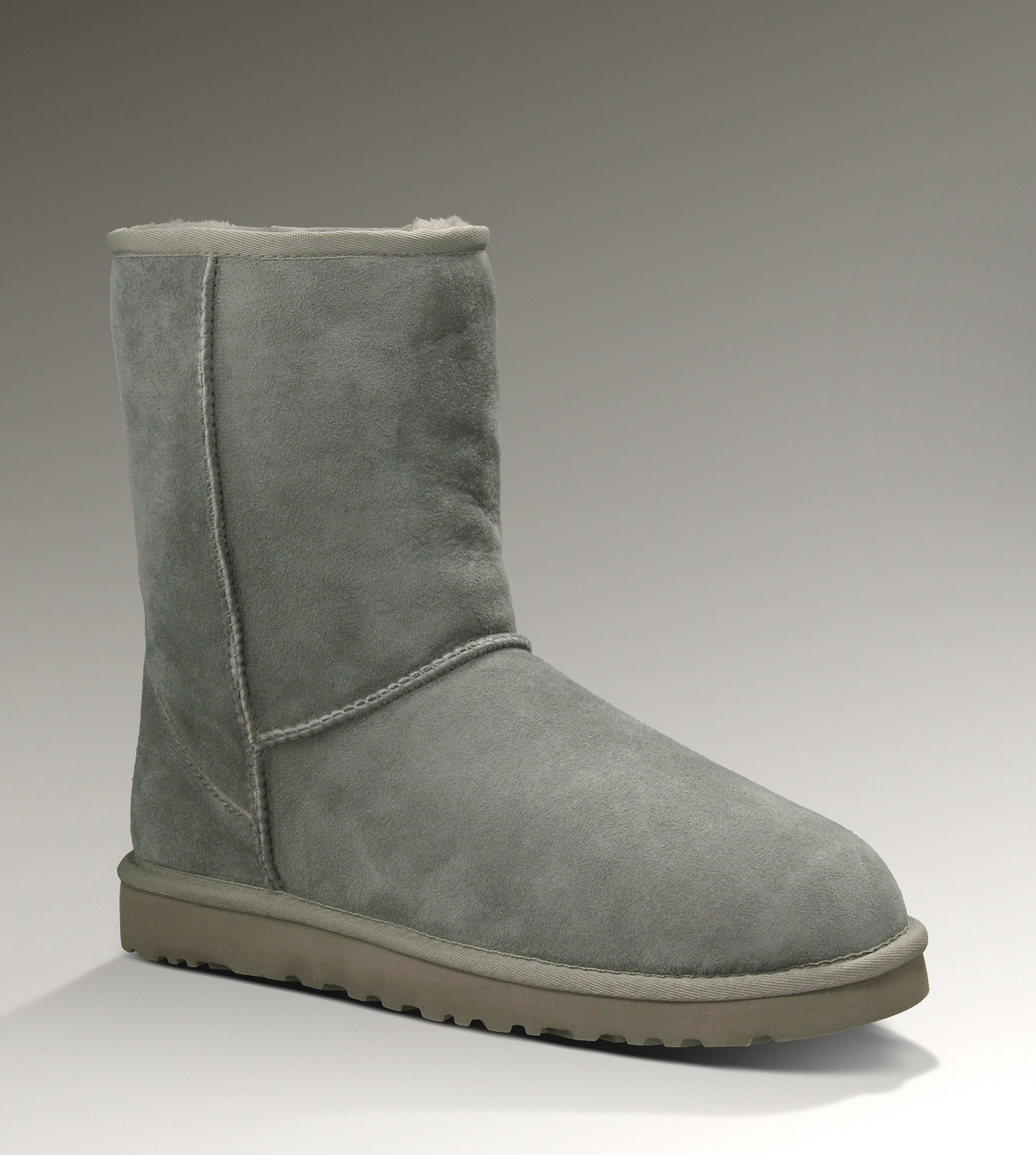 Ugg Outlet Classic Short Grey Boots 094137
