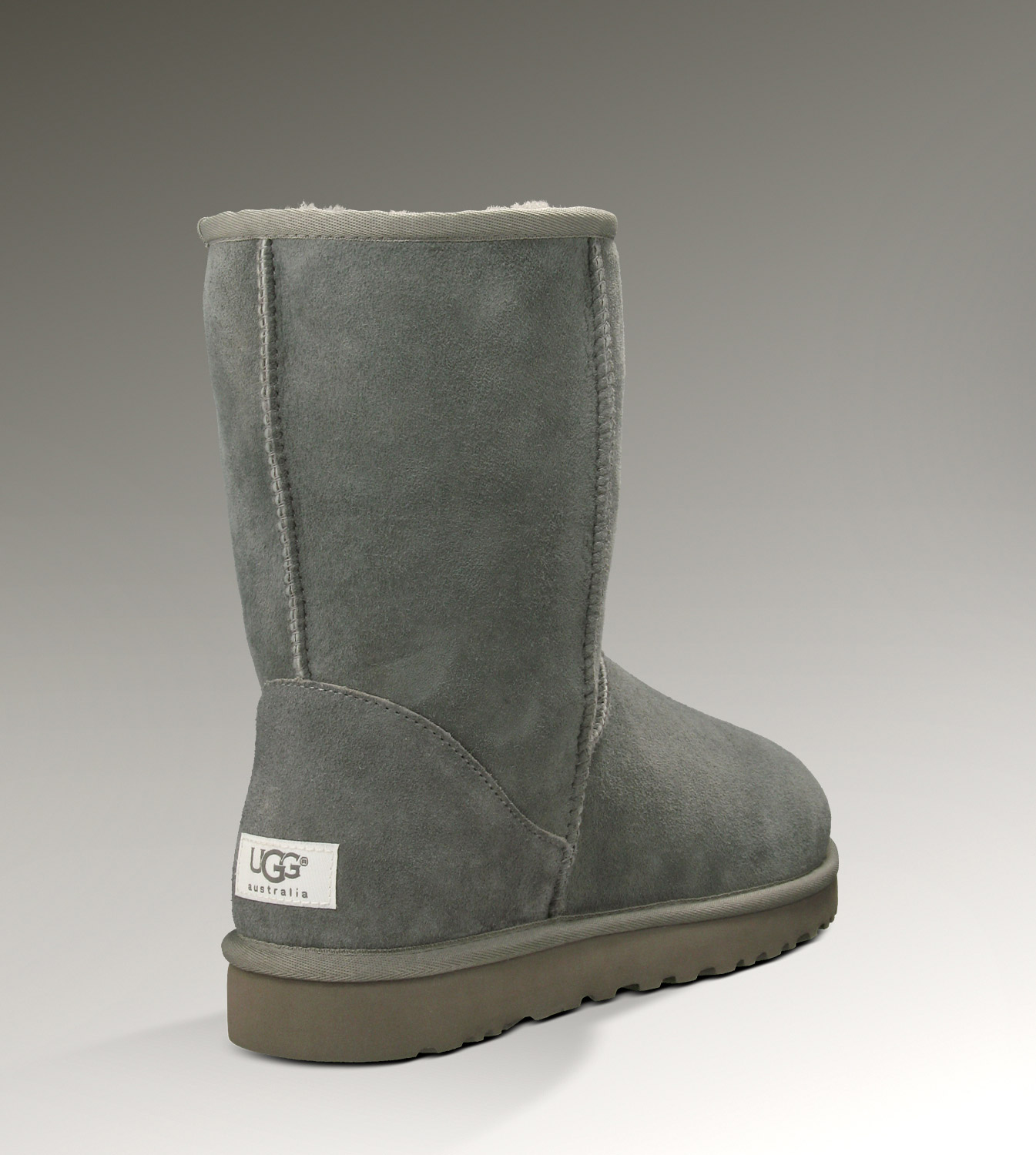 Ugg Outlet Classic Short Grey Boots 094137