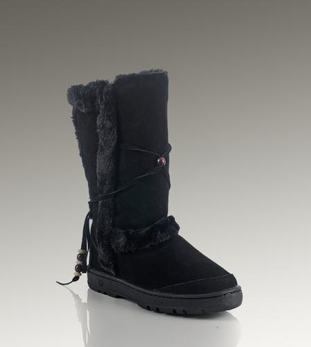 Ugg Outlet Nightfall Black Boots 920683