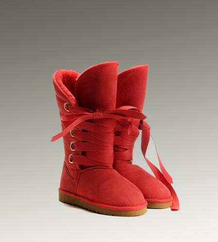 Ugg Outlet Roxy Tall Red Boots 381059
