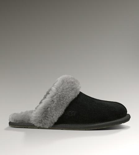 Ugg Outlet Scuffette II Black Slippers 147695